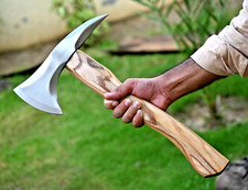 CUSTOM HANDMADE CARBON STEEL TOMAHAWK HATCHET AXE INTEGRAL Spike Head 873