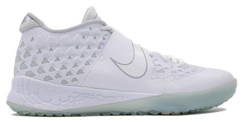 Nike Force Zoom Trout 4 Turf Shoes White Black 917838-001  display picture 3