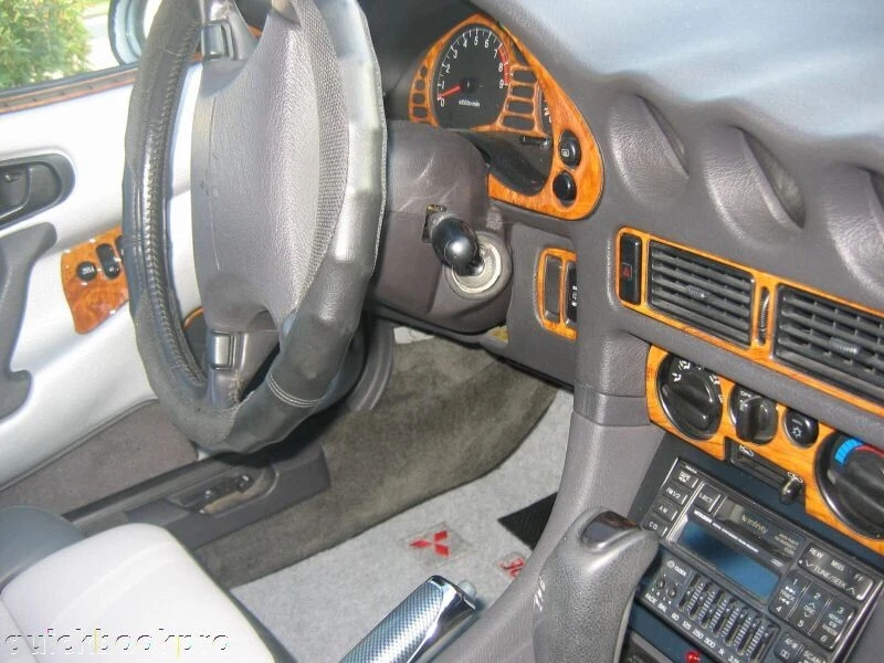 Kit de molduras de tablero PARA MITSUBISHI MONTERO 1992 - 2000 NUEVO JUEGO INTERIOR MADERA INTERIOR Foto 3 de 4
