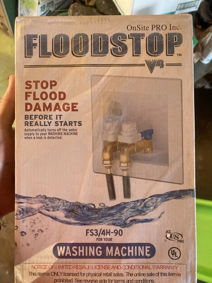 FloodStop Washing Machine Leak Detector Kit with Automatic Water Shut-Off Alarms - Image 2 of 3