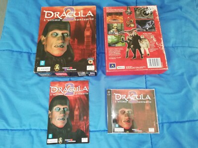 Dracula 2 The Last Sanctuary PC CD ROM Italian Version First Print Big Box