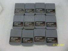 12 - Performance Memory Cards For PS1 PlayStation 1