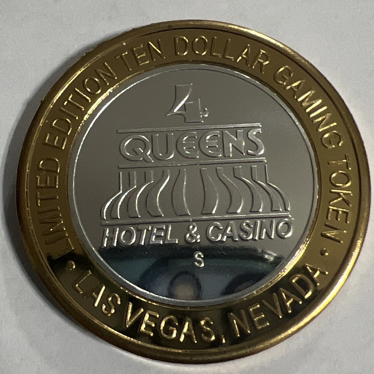 Four Queens Hotel & Casino Limited Edition Ten Dollar Gaming Token