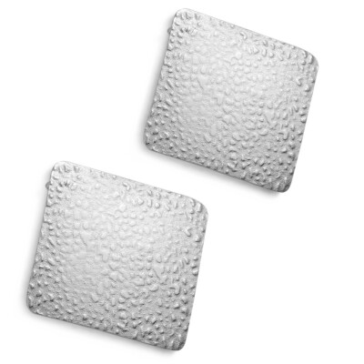 Edelstahl Ohrringe 25x25mm Ohrstecker Stainless steel earrings y-aee356