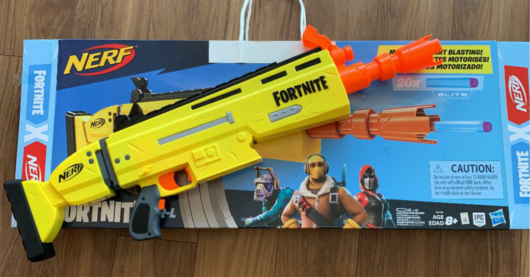 Nerf Fortnight AR-L Elite Series replica blaster Fortnite genuine