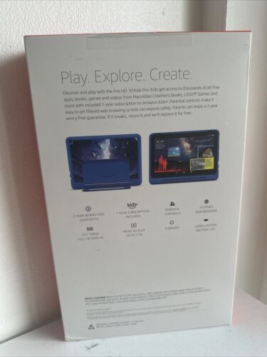 Amazon Fire HD 10 Kids Pro Tablet Ages 6–12 10.1" Inch 13th Gen 2023 - Nebula - Picture 7 of 8