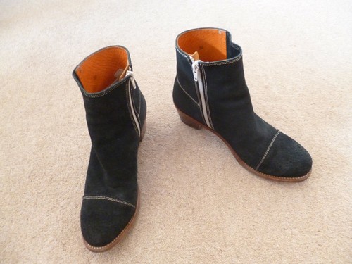 PENELOPE CHILVERS BLACK SUEDE ANKLE 