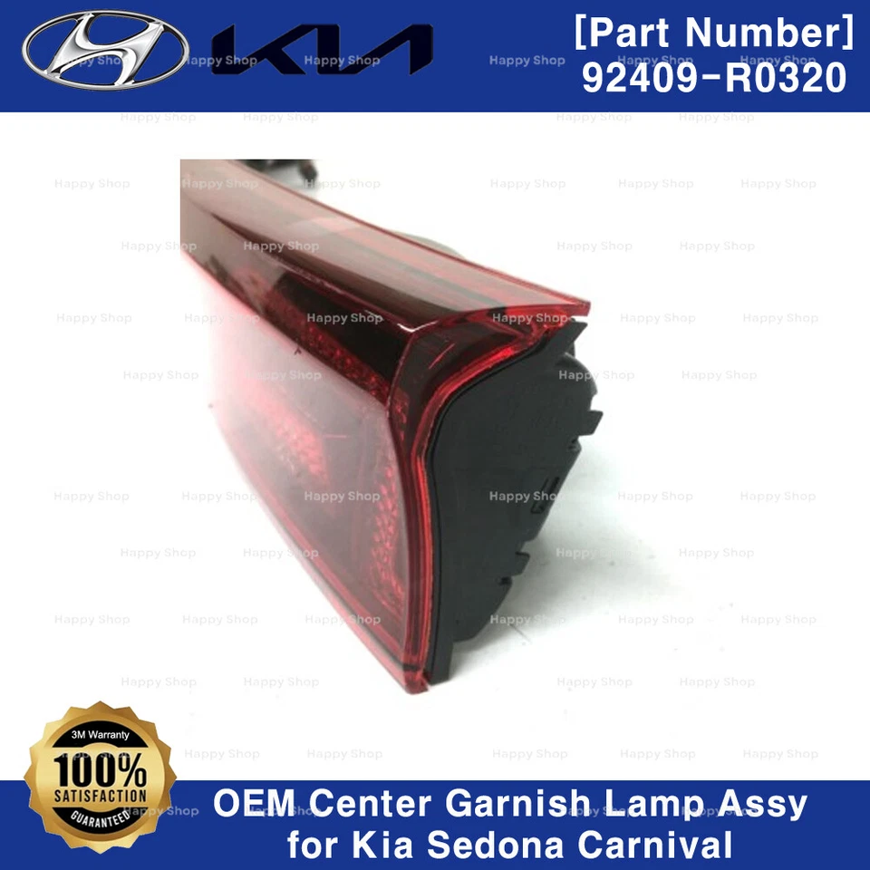 Original OEM 92409R0320 Lámpara ASSY Decoración Central para Kia Sedona Carnival 2022 Foto 3 de 4