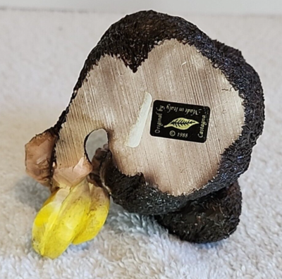 Vtg 1988 Castagna Original Monkey Chimp Chimpanzee Figurine Glass