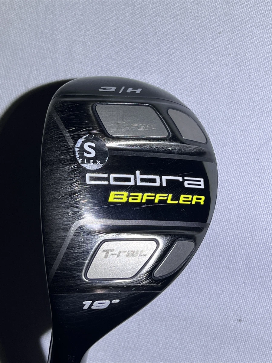 Cobra Baffler T-Rail Hybrid 19* 3H 3/H Graphite Stiff Flex LH Left Mens 65G