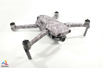 DJI MAVIC 2 PRO/ZOOM- SKIN - DESIGN DIGICAMO GRAU - 3-5 Batterien - Drohne