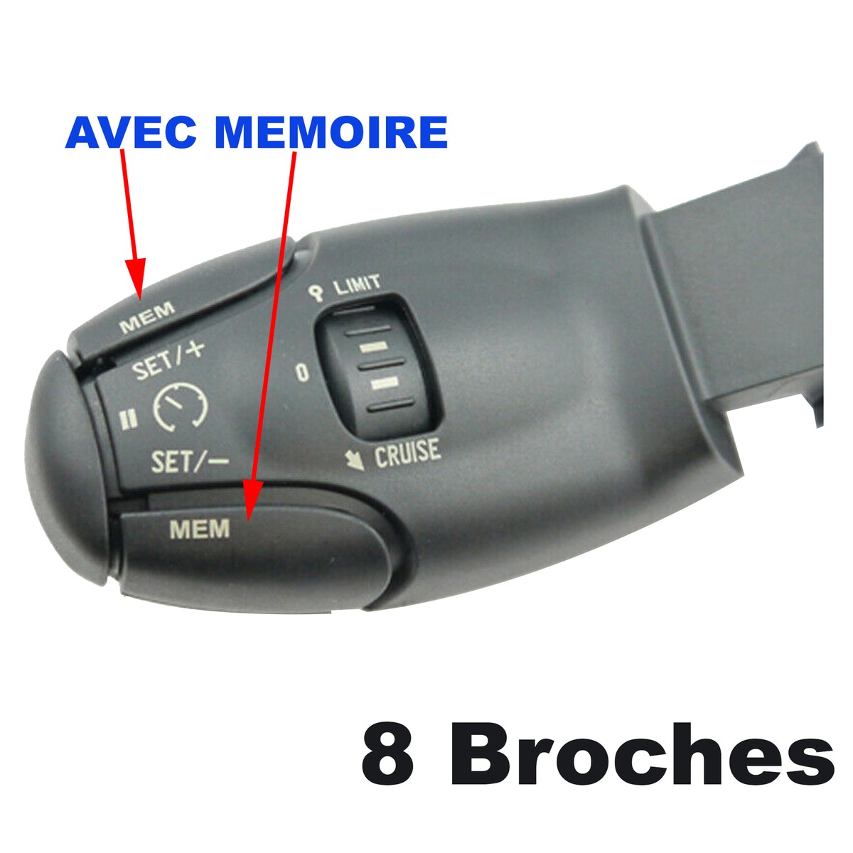 Commutateur Régulateur Vitesse 6 Broches Compatible Citroën Peugeot 6242Z8 - CANTONDZ