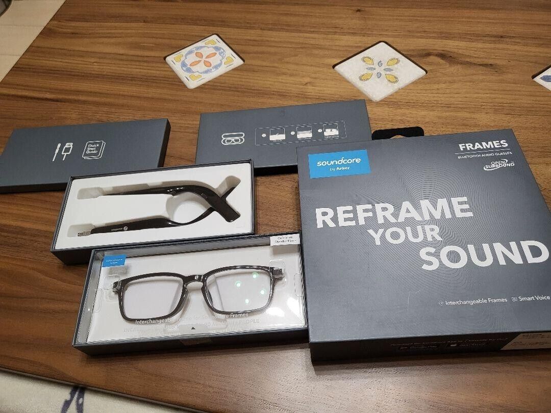 Anker Soundcore Frames Cafe Smart Audio Glasses | Blue Anker Soundcore Frames Cafe Smart Audio Glasses | Blue