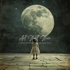 Digital Image  Photo Wallpaper Background  Desktop  Art Ai - Moonlight Dreams