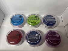 Lot Of 6 Studio G Acid Free Pigment Ink Pads 3 New And 3 Lightly Used