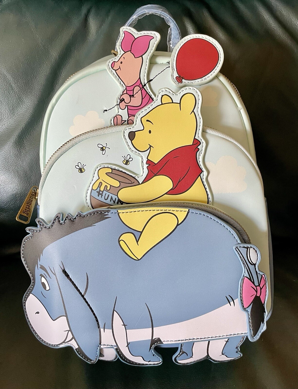 Loungefly Mini Backpack Winnie The Pooh And Friends Tri Pocket