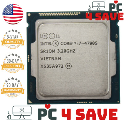 Intel Core i7-4790S CPU SR1QM 3.20GHz 8MB Quad-Core LGA1150 Desktop Processor