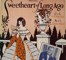 Vintage Sheet Music Sweetheart of Long Ago Operatic Edition Hughie Barrett PA-9