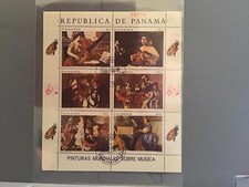 Panama 1968 European  Paintings cancelled  stamps sheet  R26414