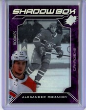 2020-21 SPx Shadow Box #SB2 Alexander Romanov RC - Canadiens / Islanders