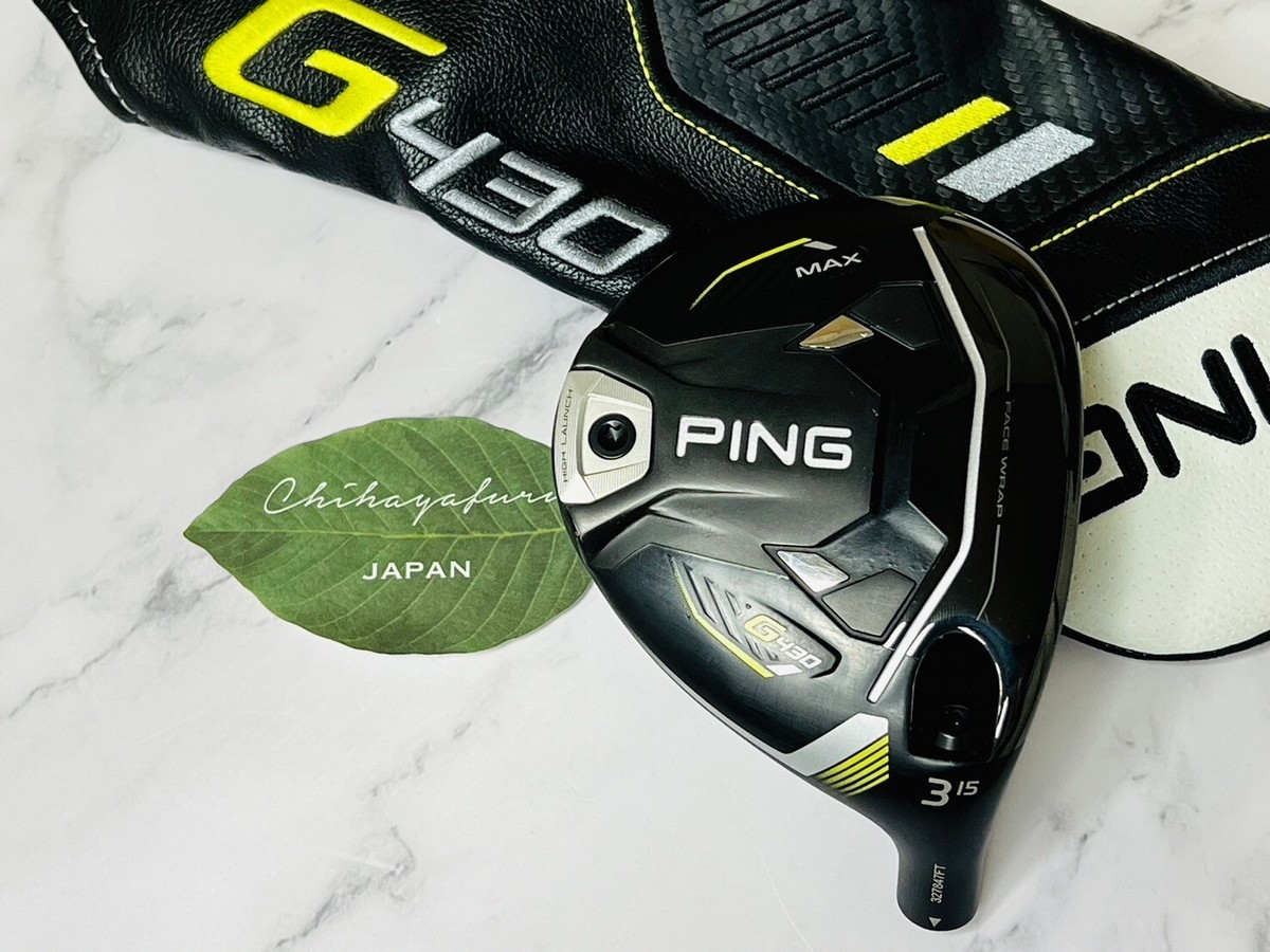PING G430 MAX 3W 15° Fairway Wood Head only with Head Cover Fast
