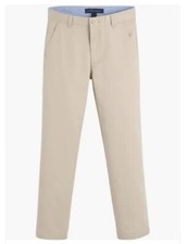 Tommy Hilfiger Big Boy's School Uniform Khaki Pants, Flat Front, Size 16 R
