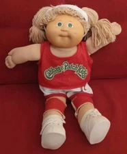 Cabbage Patch Kids Sporty Soccer/ Volleyball/ Track Girl - Red Jersey #55