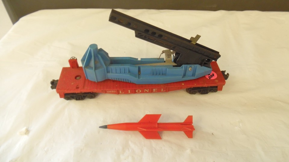 LIONEL 6650 Operating Missile Car Postwar O Scale 343 eBay