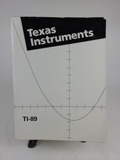 TI-89 Texas Instruments 89 Calculator Instruction Manual Only Guidebook 1998