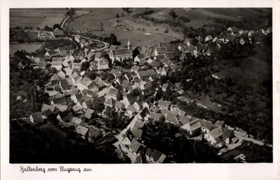 Postcard Ballenberg Ravenstein Baden Württemberg, aerial photo - 11238181