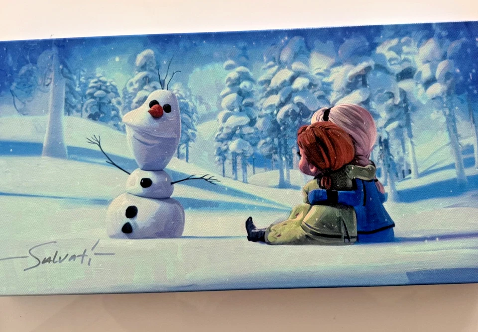 Disney Parks Edición Limitada. Lienzo de bellas artes * usado en excelente estado * artista Jim Salvati * uno de 1500 * certificado de autenticidad Foto 3 de 4