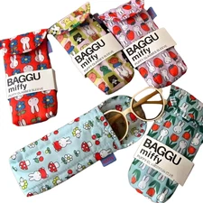 New Miffy Glasses Case Sleeve Sunglasses Storage Soft Protector Puff Flowers