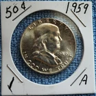 1959 Franklin Half Dollar Brilliant Uncirculated