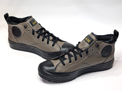 Converse CTAS Malden Street Taupe Men's Faux Leather Boot Sneakers-Asst Size NWB