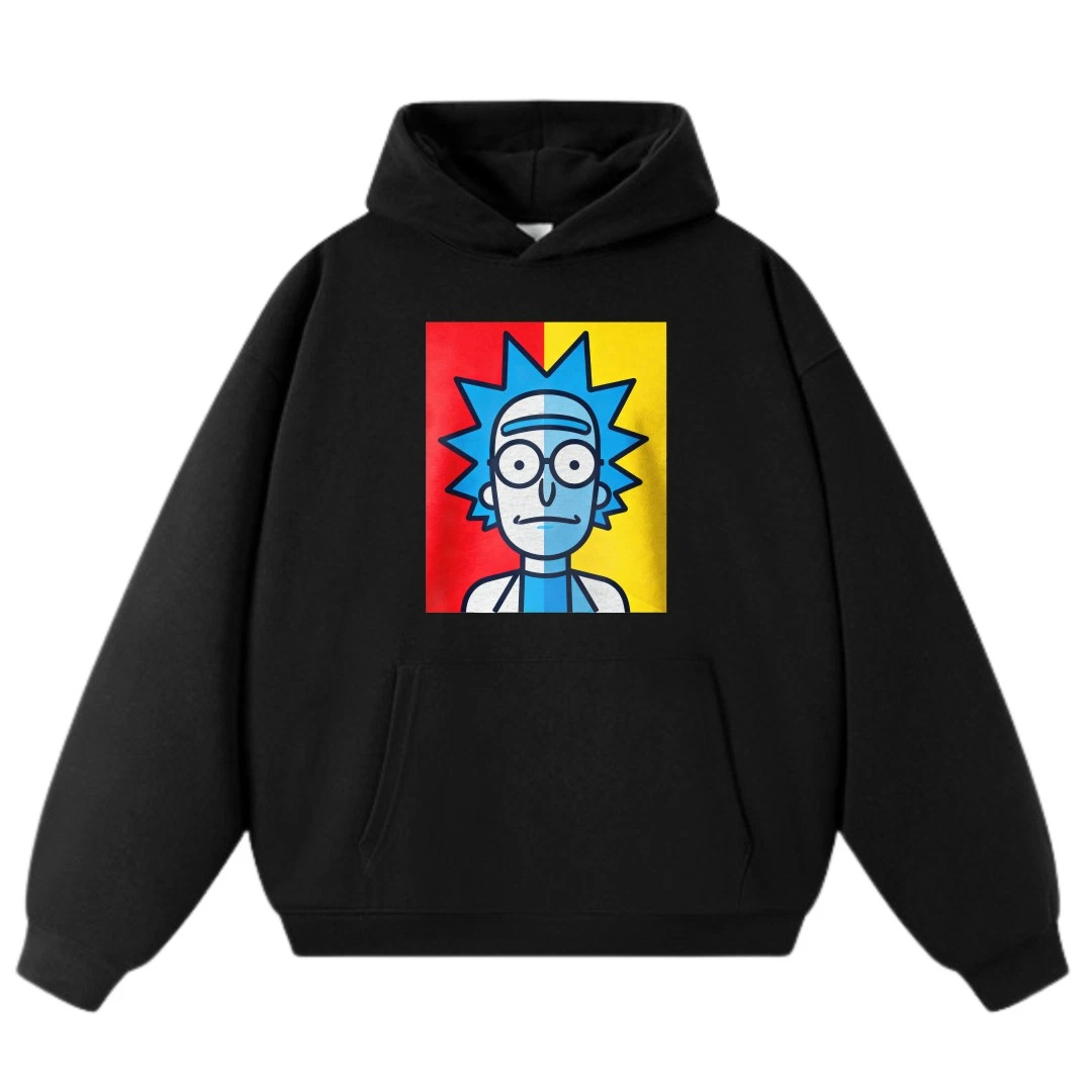 Rick and Rickandmorty Rick Pop Art Graphic Hoodie
