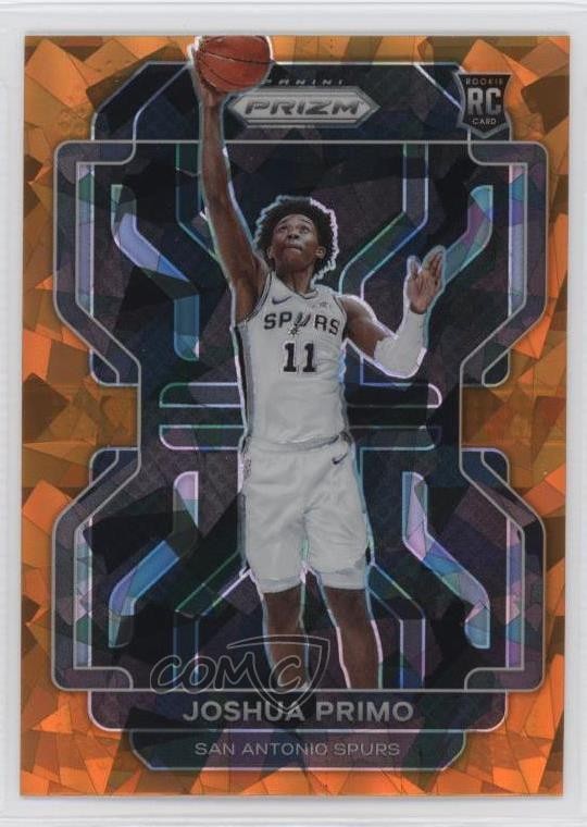 2021-22 Panini Prizm Orange Ice Prizm Joshua Primo #298 11es