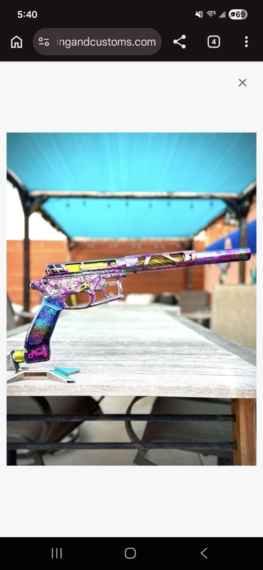 Custom Wolverine/Monk Airsoft/Speedsoft HPA Gun - Complete Started Kit