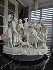 Sculpture - Groupe en faïence de la fin du 19ème