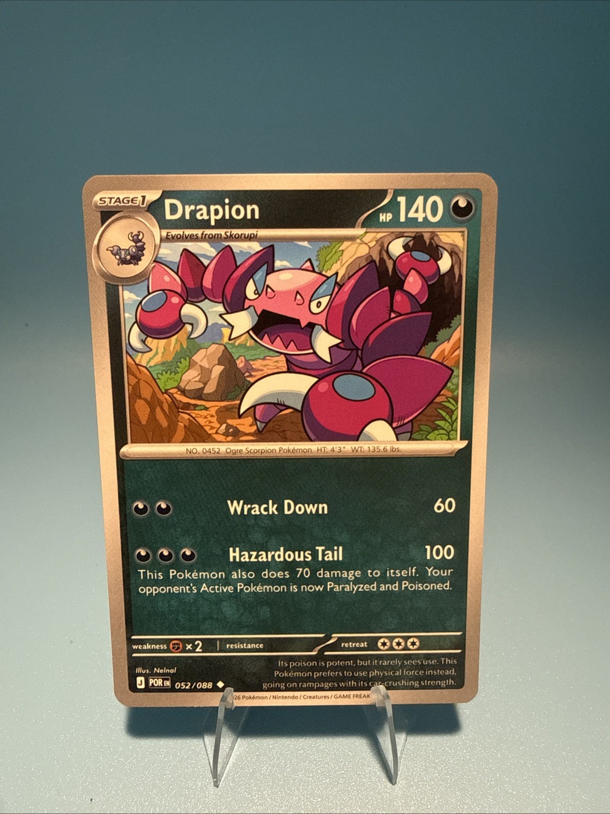 Pokemon TCG Drapion 52/88 Perfect Order ME3 NM