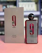 Afnan 9 PM Rebel Eau De Parfum 100ml 3.4oz Unisex Long Lasting Fragrance