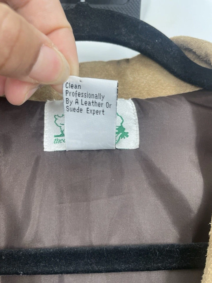 Chaqueta de Cuero De Colección Quaker Factory Western Fall Caballo Nativo Desierto Retirado 3X Foto 4 de 4