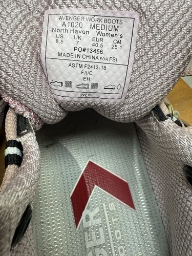 ZAPATO TENIS DE TRABAJO AVENGER A1020 NORTH HAVEN para mujer 8,5 - Imagen 8 de 8