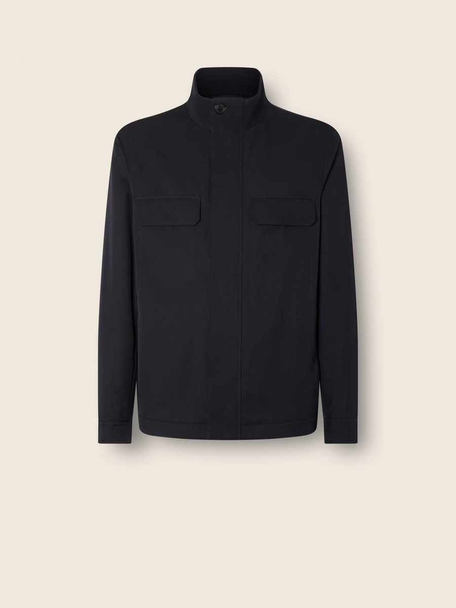 Zegna MICROFIBER MOTORIN 125CC FIELD JACKET Size 50 | eBay