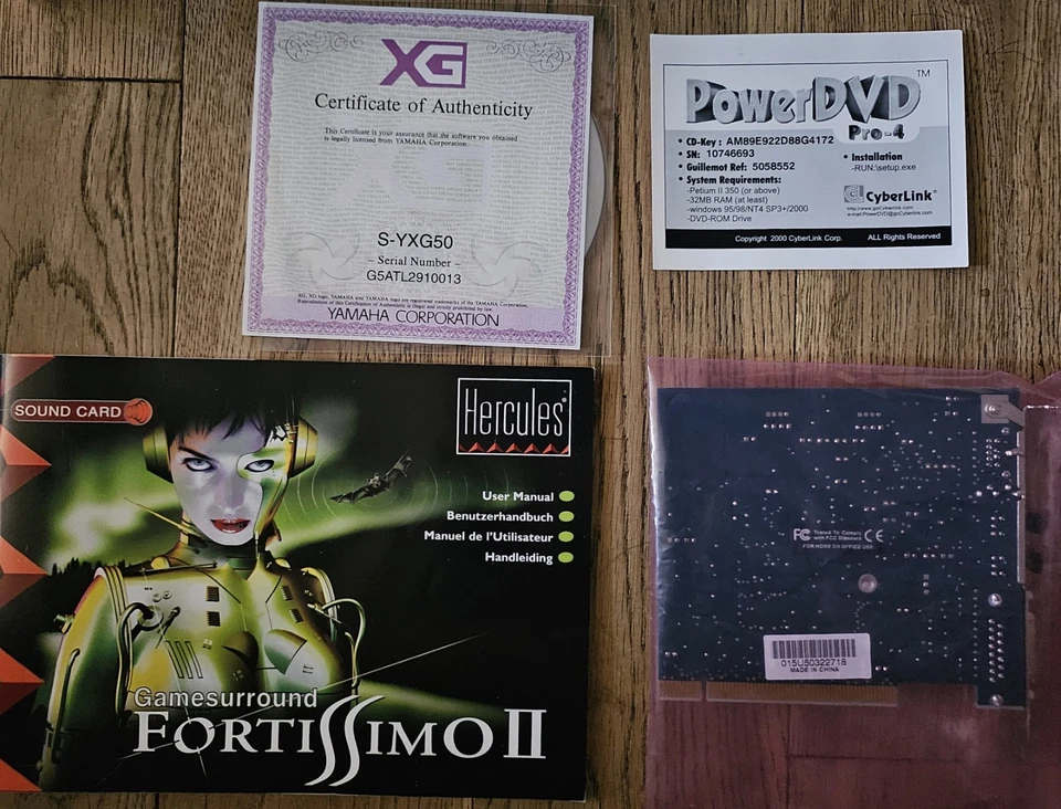 Hercules Gamesurround Fortissimo II Complete In Box - Image 3 of 4