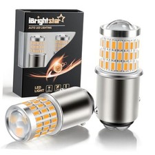 Ibrightstar Led Bulb Bay15d 2057 2357 7528 Led Turn Signal Bulbs Amber 1157