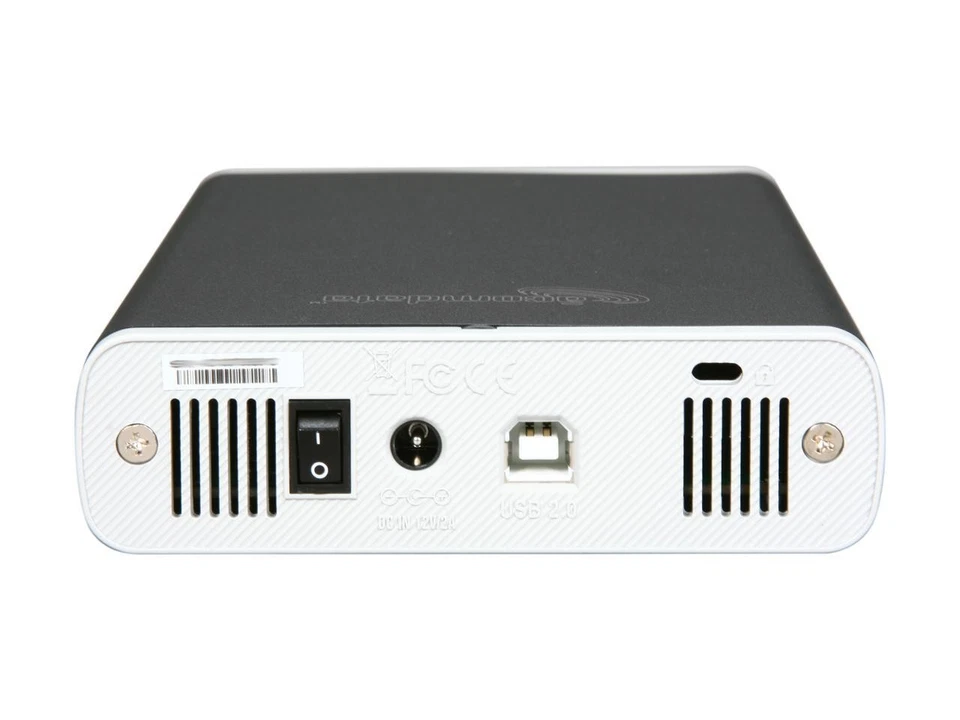 acomdata HDEXXXU2E-740 Aluminum 3.5" Black SATA USB 2.0 SATA Drive  Enclosure - Image 4 of 4