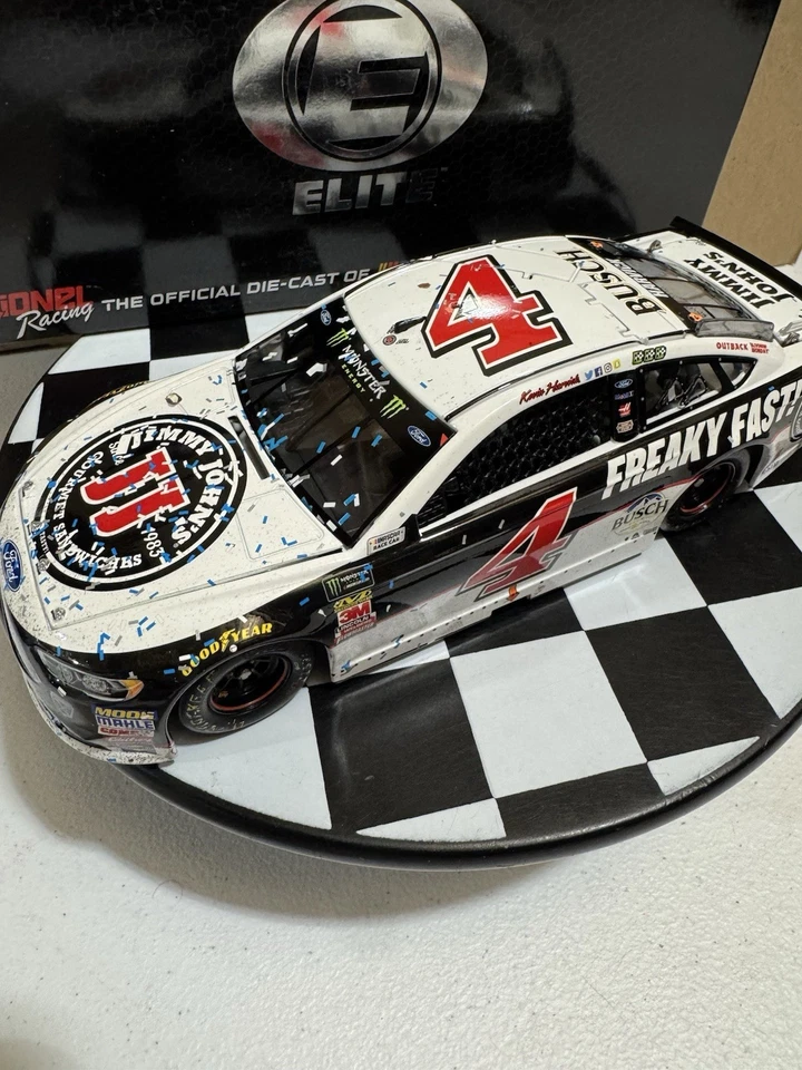 Kevin Harvick ELITE #4 Jimmy John’s ISM Win 2018 1/24 Nascar Diecast - Imagem 3 de 4