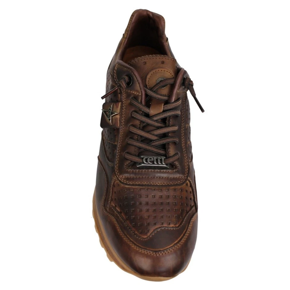 Zapatillas de cuero para hombre Cetti C848 moka marrón used tin - Imagen 3 de 4