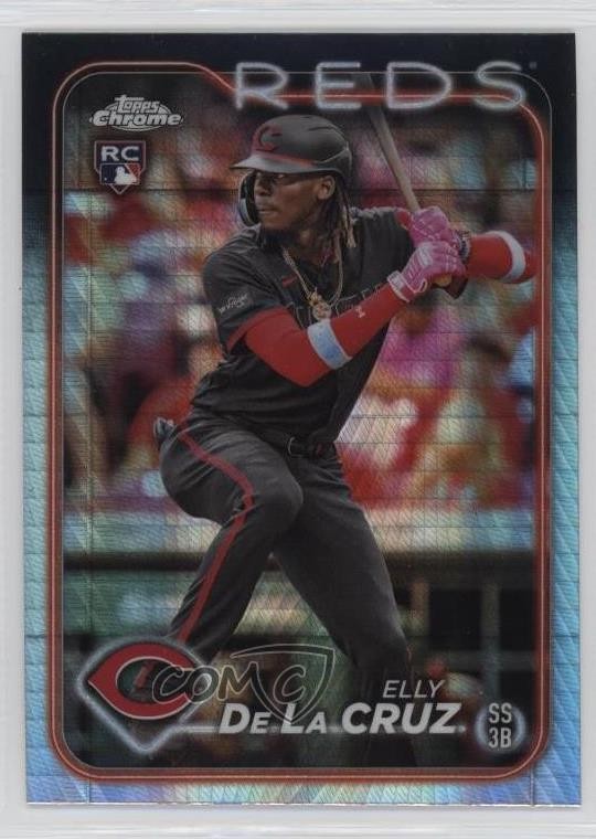 2024 Topps Chrome Prism Refractor Elly De La Cruz #44 1bi0
