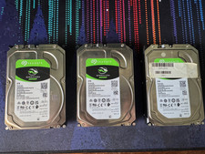 3x Seagate BarraCuda 8TB (24TB Total) 3.5 Hard Drives HDD ST8000DM004 SATAIII